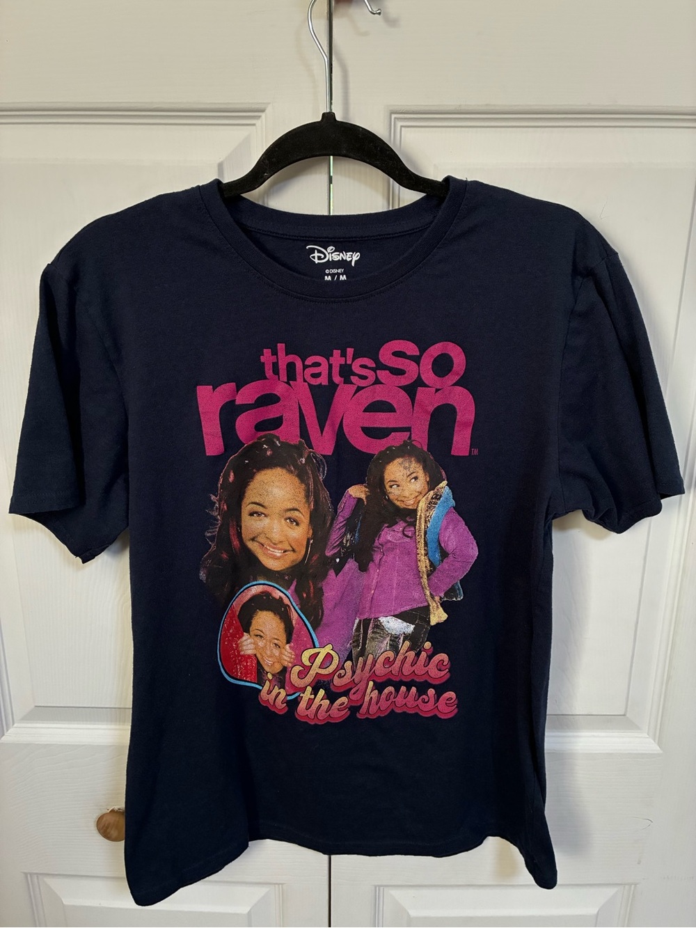 Disney That's So Raven “Physchic in The House” Graphic Tee - Navy & Hot Pink